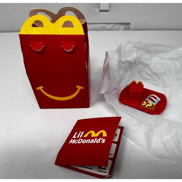 McDonald's Lil McDonald's Miniature Kids Happy Meal Toy New in Box - Picture 1 of 6